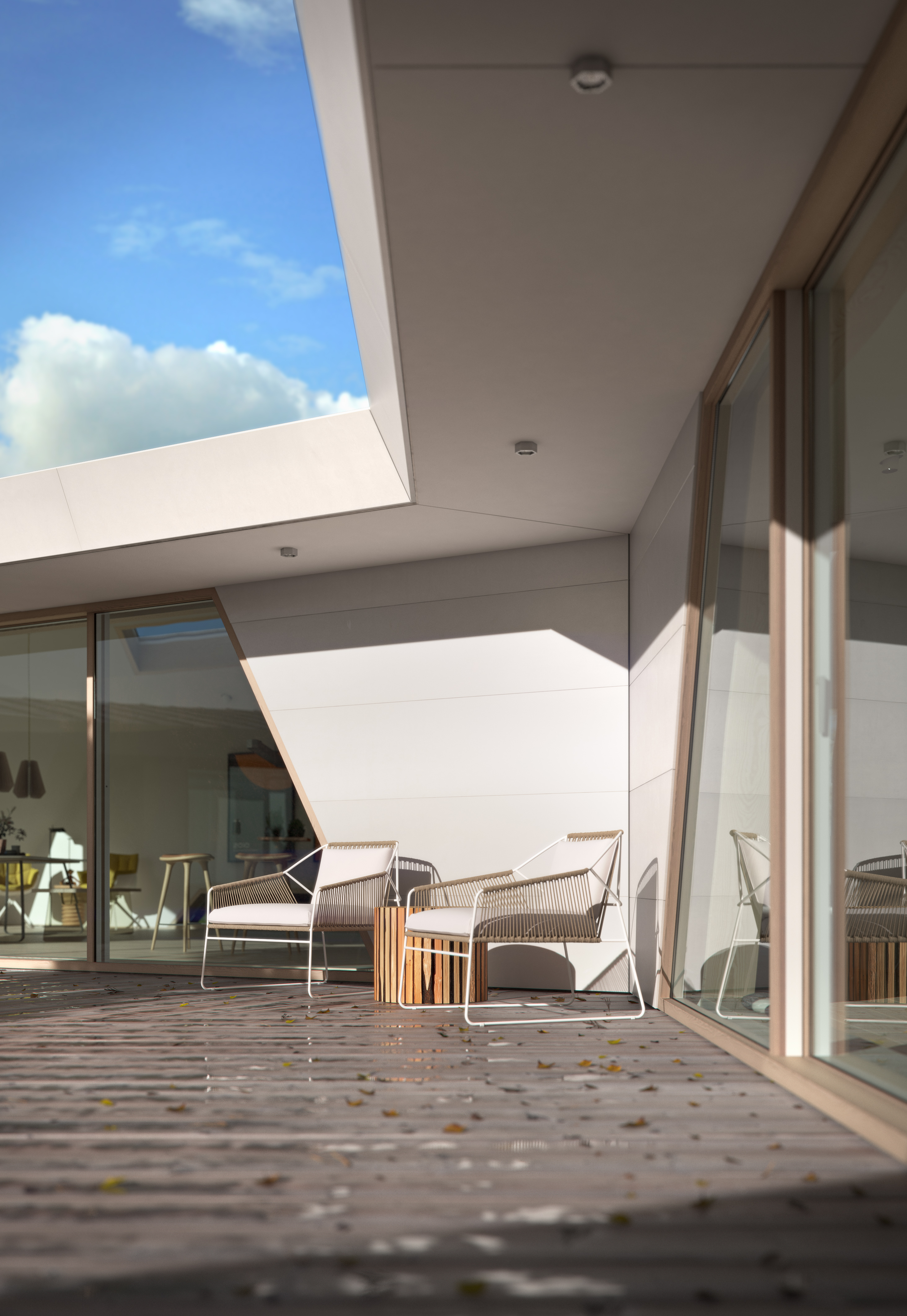 bolig interiør design projektsalg 3d visualisering arkitektur terrasse